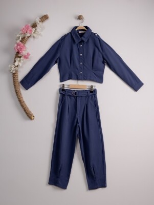 Wholesale 2-Piece Girls Pants Set 7-10Y Büşra Bebe 1016-23109 - 2