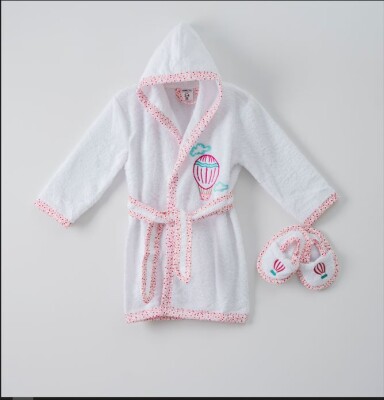 Kids robe and slipper set hot sale