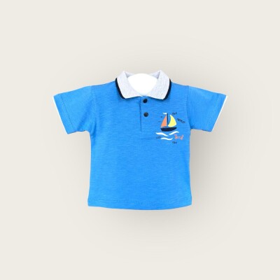 Wholesale Baby Boys T-shirt 6-18M Algiy Mini 2047-3551 - Algiy Mini