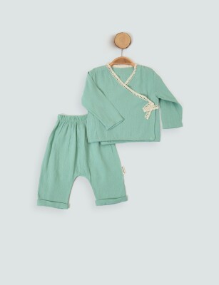 Wholesale Baby Girl 2 Pieces Set Suit 6-18M Minicorn 2018-2350 Green