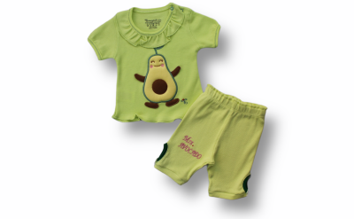 Wholesale Baby Girls 2-Piece T-shirt and Shorts set 3-18M Tomuycuk 1074-75509 - 2