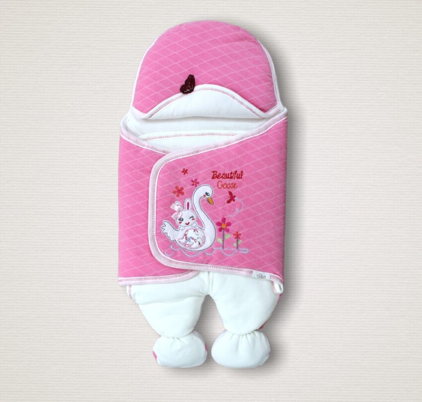 Wholesale Baby Girls Swaddle 0-9M Tomuycuk 1074-45092 - 1