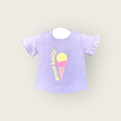 Wholesale Baby Girls T-shirt 6-18M Algiy Mini 2047-3502 - Algiy Mini