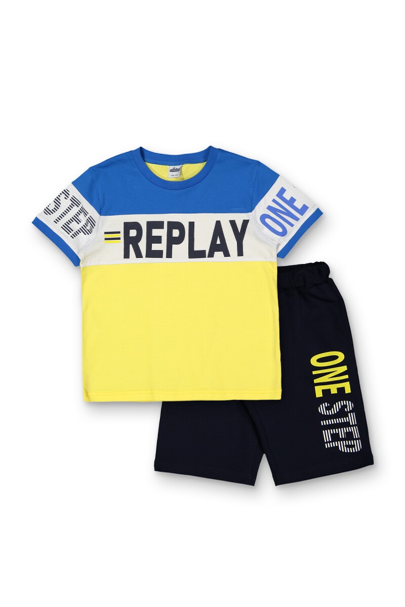 Boy's Colored T-Shirt Single Pack Yellow