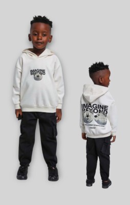 Wholesale Boys' 2pcs Sweat and Pants Tracksuit Set 2-10Y KidsRoom 1031-8028 - KidsRoom