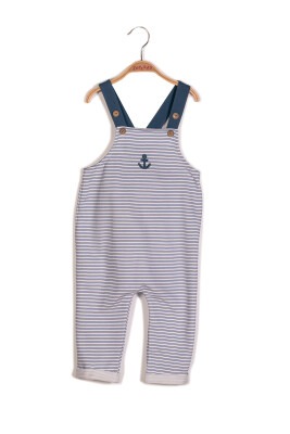 Boys hot sale striped overalls