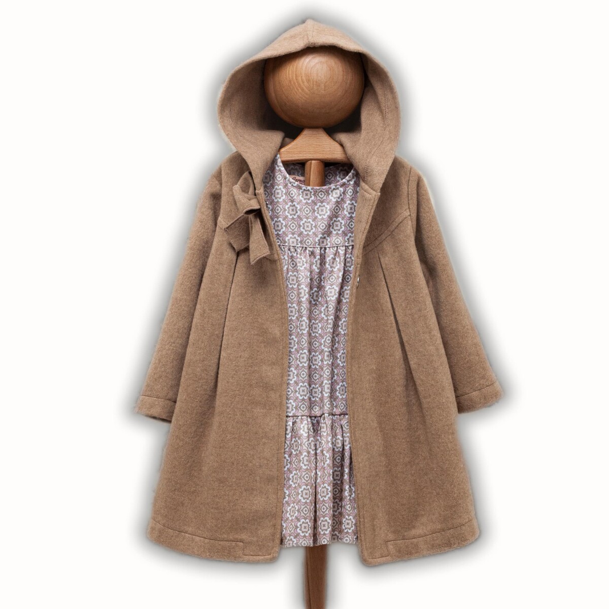 Girls on sale tan coat