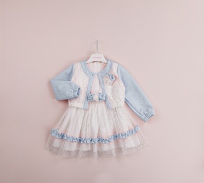 Wholesale Girls 2-Piece Dress with Bolero 1-4Y BabyRose 1002-4085 - 5