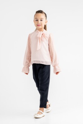 Wholesale Girls 3-Piece Blouse, T-Shirt and Pants Set 3-7Y Moda Mira 1080-7019 - Moda Mira