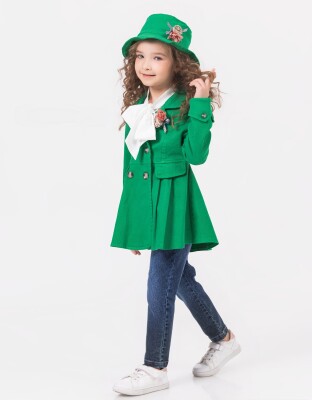 Wholesale Girls 3-Pieces Jacket, T-shirt and Denim Pants Set 2-6Y Miss Lore 1055-5607 - Miss Lore