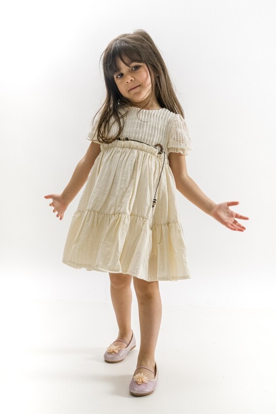 Wholesale Girls Dress 2-5Y Wecan 1022-23327 - 4