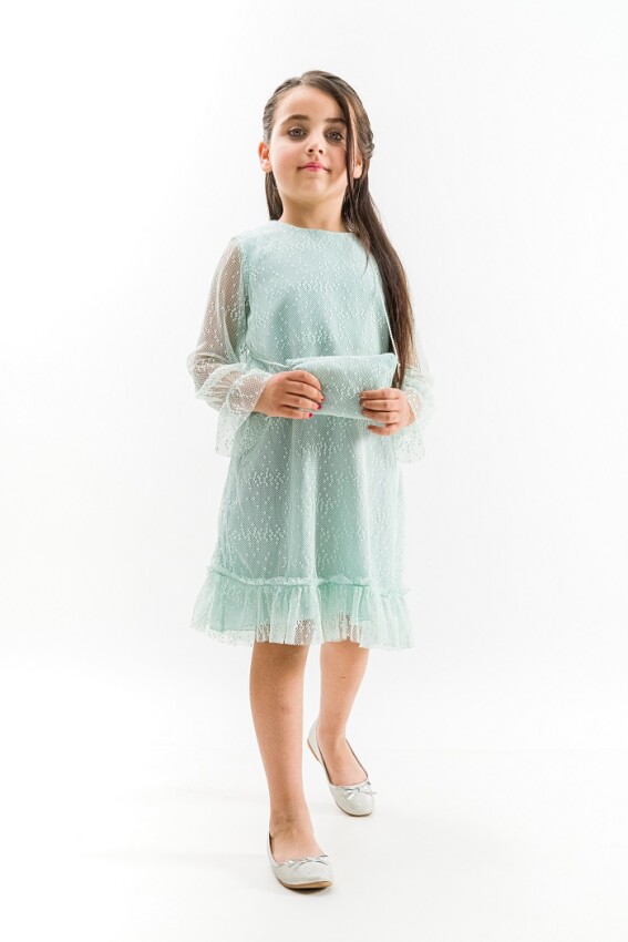 Wholesale Girls Dress 6-12Y Wecan 1022-23326 - 3