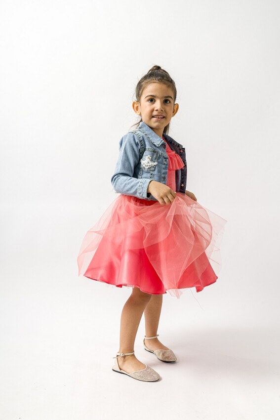 Wholesale Girls Jacket 2-5Y Wecan 1022-23404 - 1