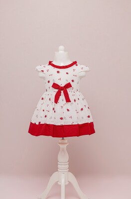 Wholesale Girls Flower Patterned Dress 1-4Y BabyRose 1002-4067 - BabyRose