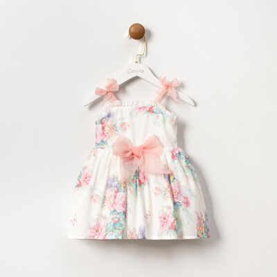 Wholesale Girls Flowery Dress 2-5Y Cumino 1014-CMN3534 - 1