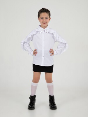 Wholesale Girls Fornal Shirts 7-10Y Büşra Bebe 1016-24211 - Büşra Bebe