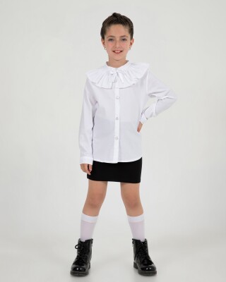 Wholesale Girls Fromal Shirt 11-14Y Büşra Bebe 1016-24218 - Büşra Bebe