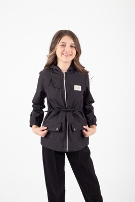 Wholesale Girls Raincoat 9-13Y Pafim 2041-K24-8010 Black