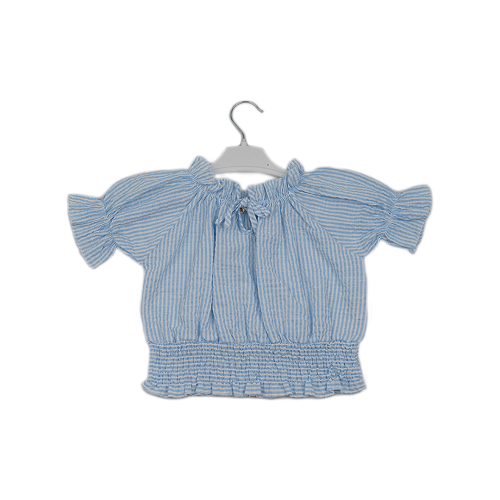 Wholesale Girls Striped Blouse 7-10Y Büşra Bebe 1016-221071 - 1