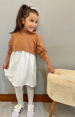 Wholesale Girls Tunic Dress 2-10Y KidsRoom 1031-7072 Tan